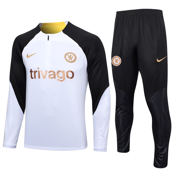 Sudadera De Training Chelsea 2024 Blanco Negro